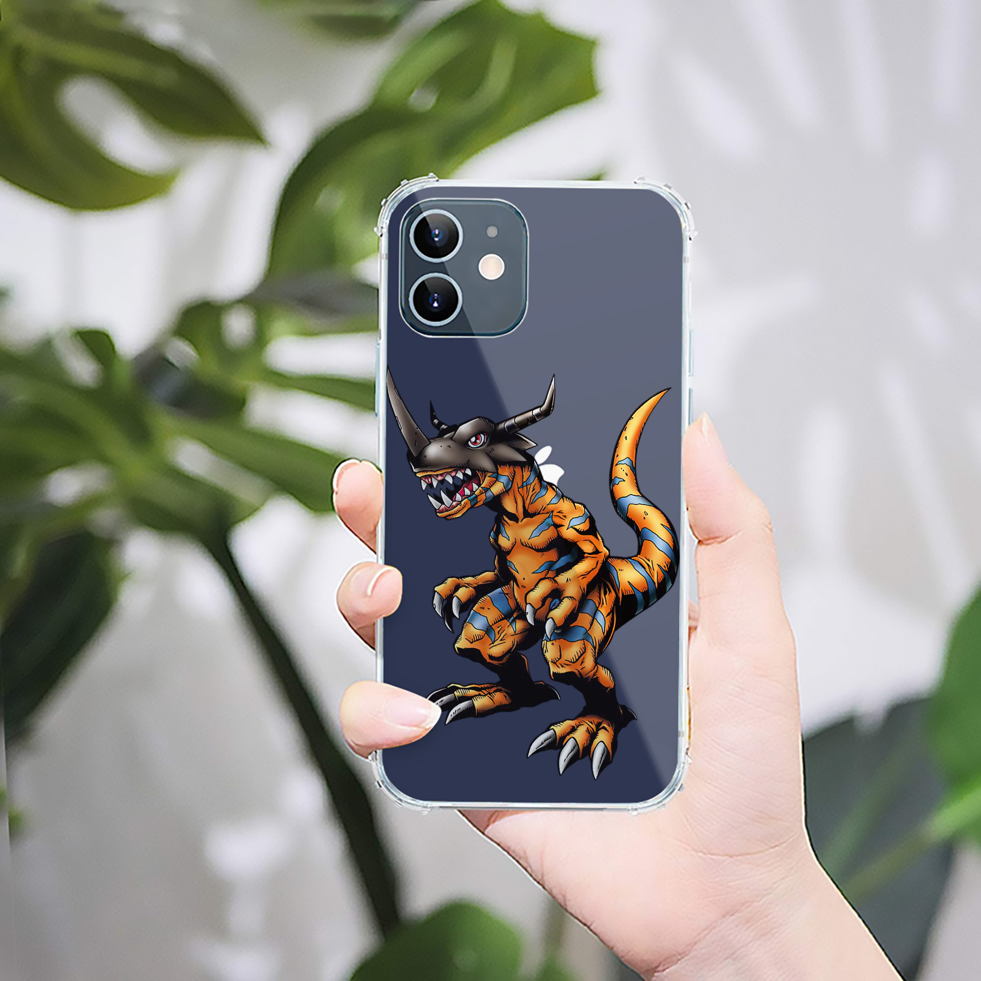 （画像用） Digimon デジタルモンスター/デジモン 【iPhone 12シリーズ対応】透明スマホケース（クリアソフトケース）